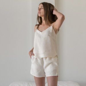 Laude the Label NWT Amee lounge linen set M/L